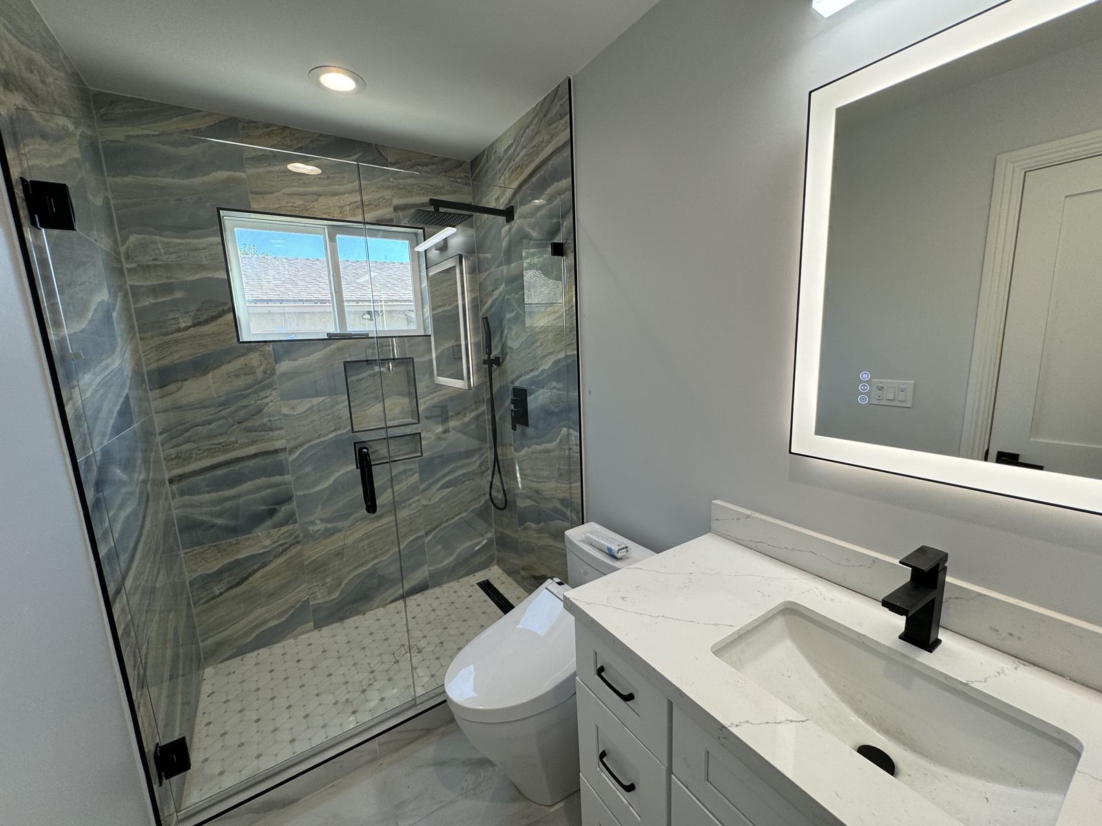 Bathroom remodeling project 16